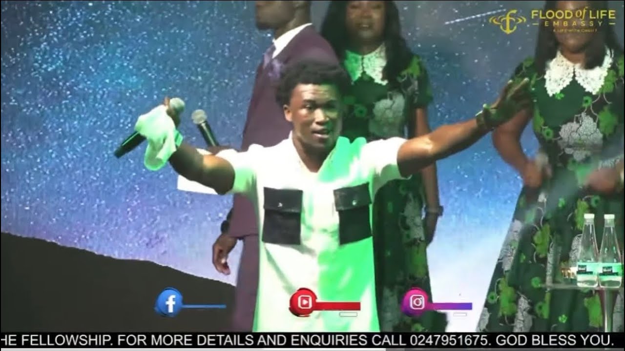 Ps SAMUEL BASSEY LED A POWERFUL MINISTRATION AT THE JUST-ENDED PROGNOSTICATE 2025 IN KOFORIDUA !