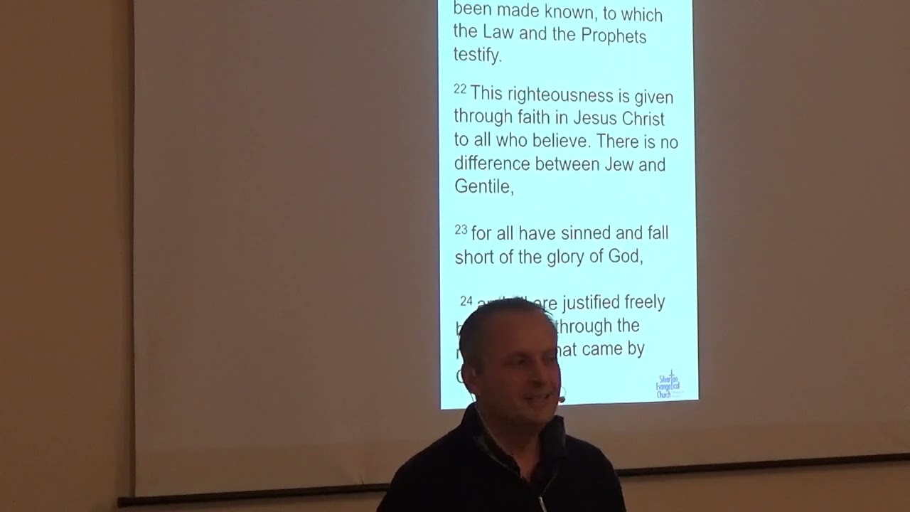 19 October 2025.  The heart of the gospel.  Romans3:21-31.  Justified by Faith.  Andy Mathers.