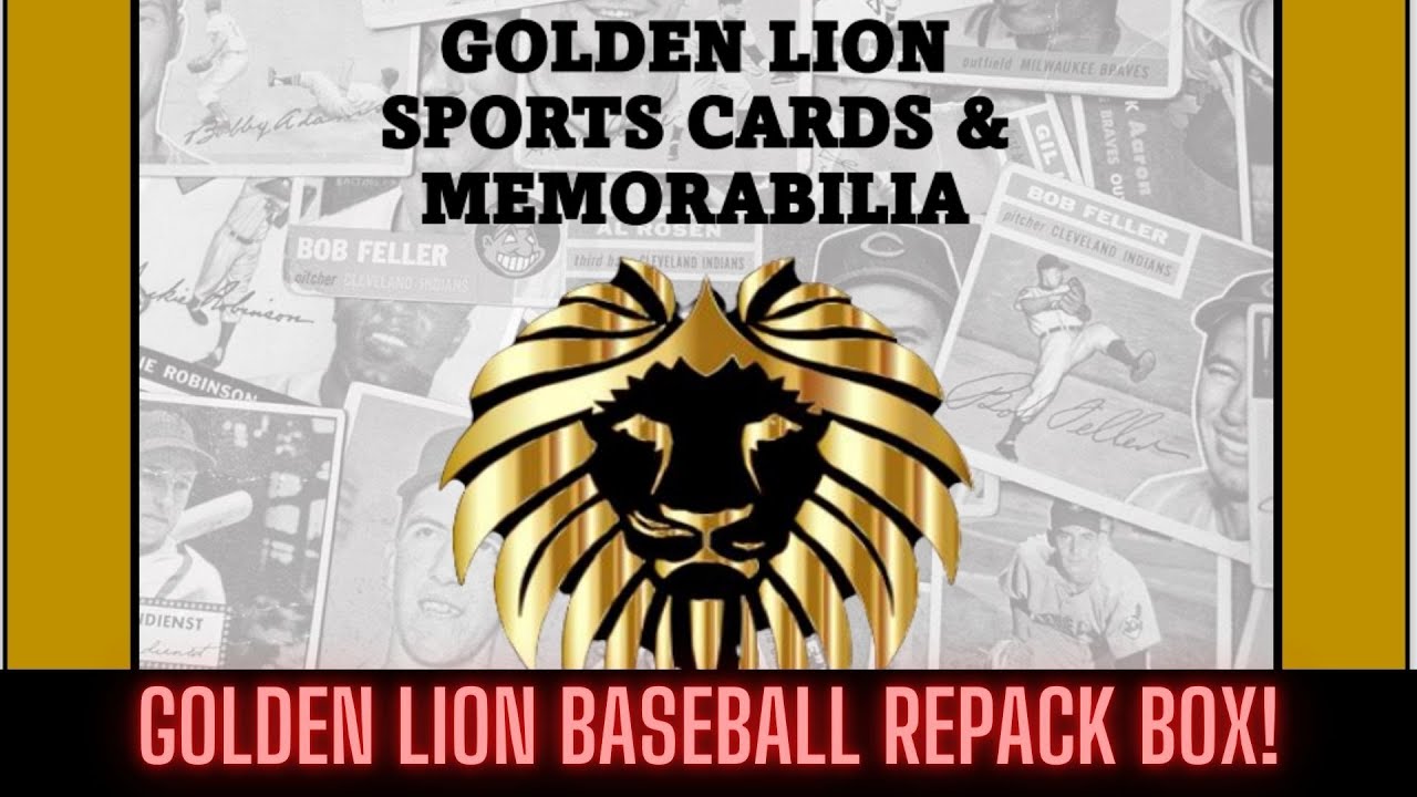 2022 GOLDEN LION SPORTS CARDS MYSTERY BASEBALL REPACK BOX!