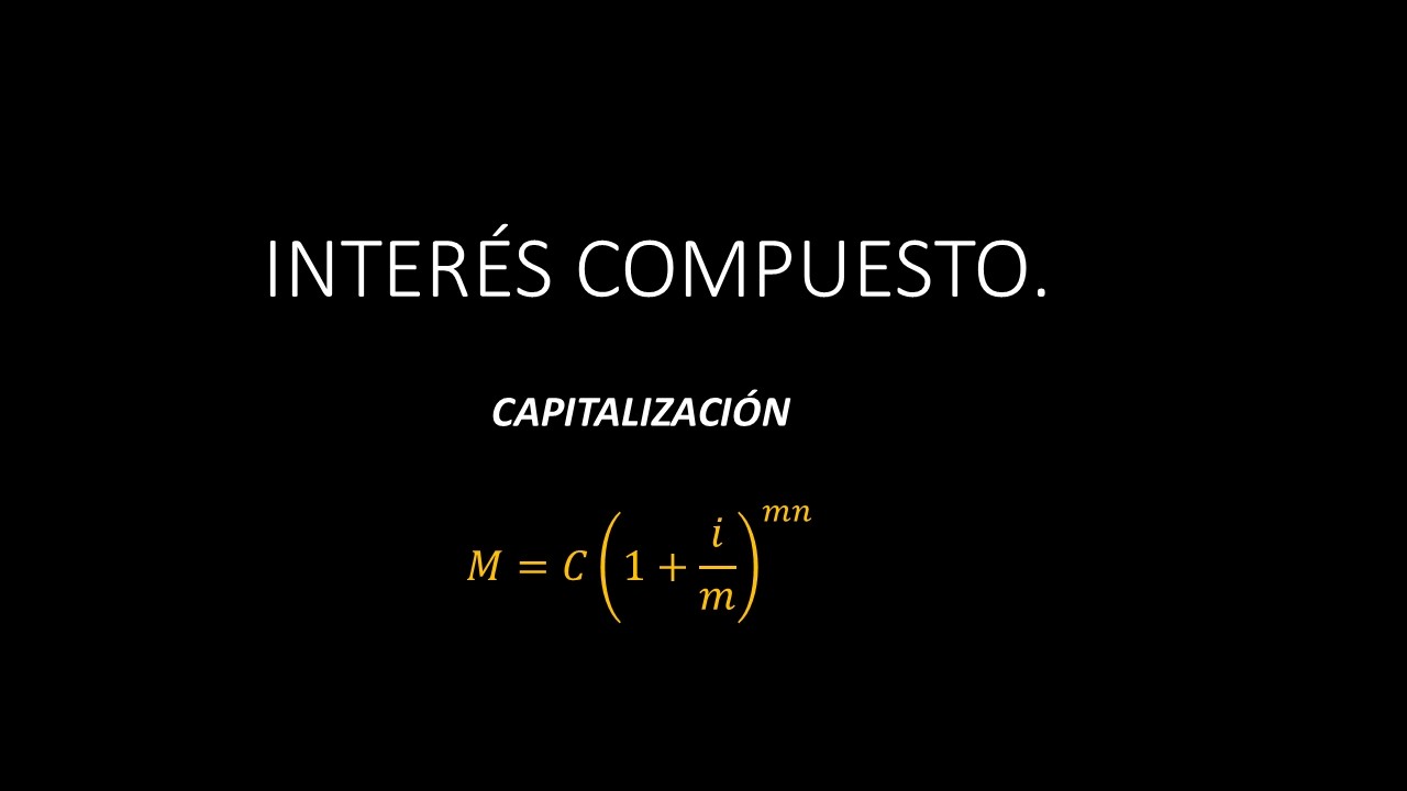 18. INTERÉS COMPUESTO. CAPITALIZACIÓN.