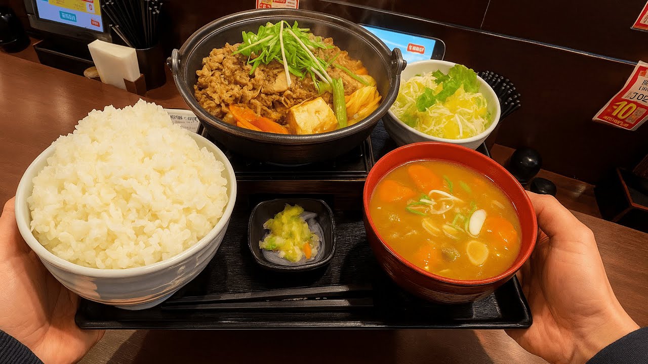 The Cheap Lunch of a Japanese Salaryman - Yoshinoya
