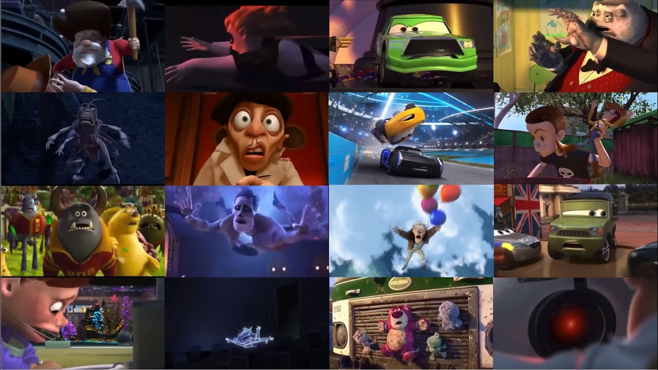 Derrotas De Villanos De Pixar (1995-2022)