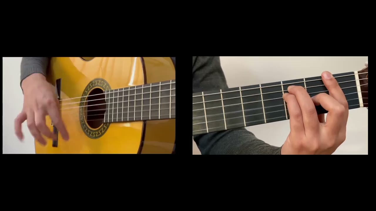 Pasa Doble end Rumba exercise #guitar #music #fingerstyle #guitarmusic