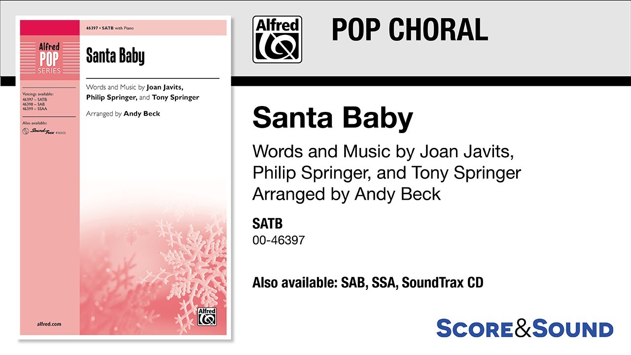 Santa Baby, arr. Andy Beck – Score & Sound
