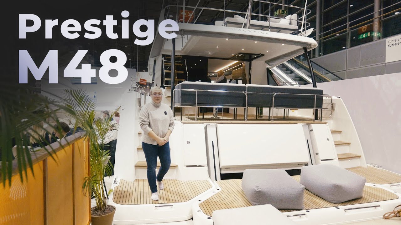 Катамаран будущего? Prestige M48 – роскошь, комфорт и скорость в одном