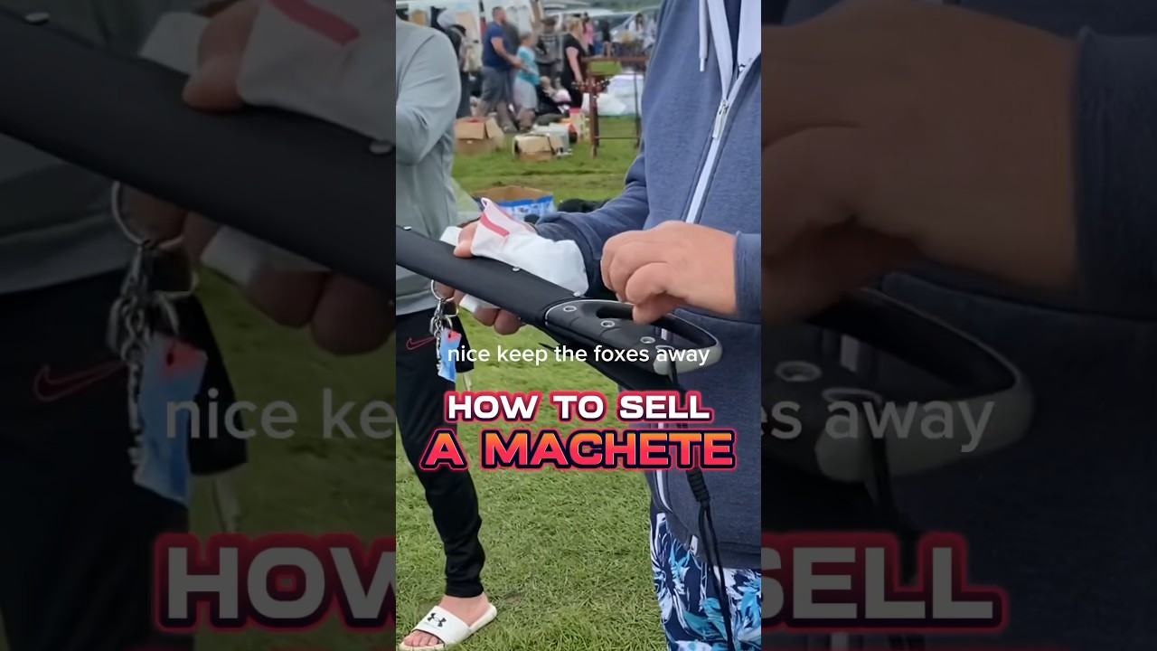 How to sell. MACHETE EDITION. #carbootsale #entrepreneur #ebayseller #buyandsell