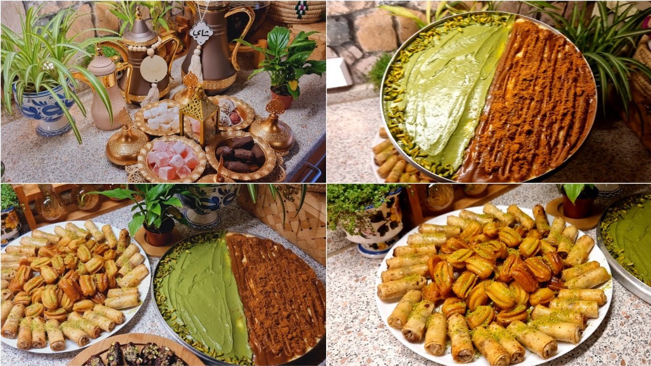 سهرة رمضانية مع الحبايب ❤️حلويات رمضانية، روتين بعد العزيمة 👌