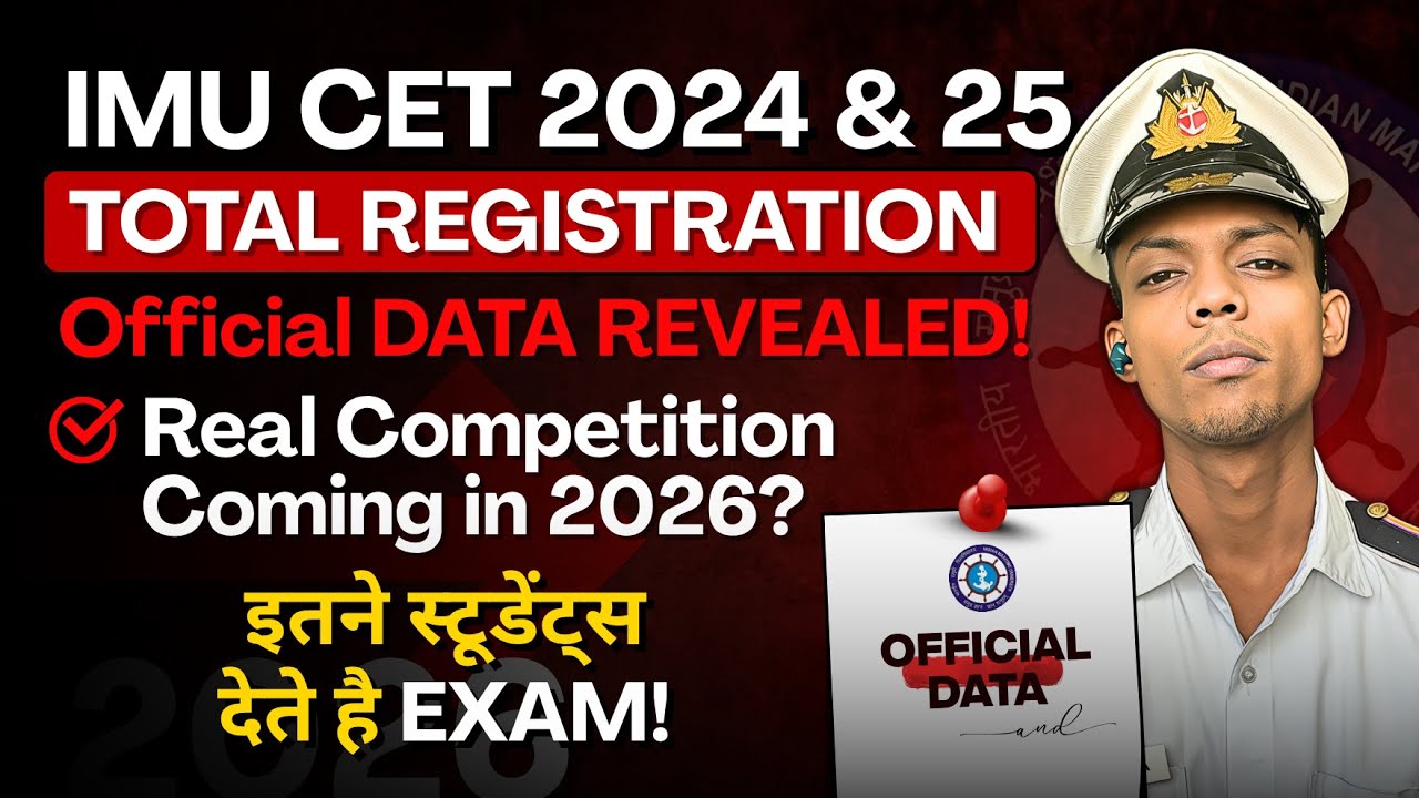 IMU CET 2024 & 2025 Official Registration Data Revealed | Real Competition for IMU CET 2026? #imucet