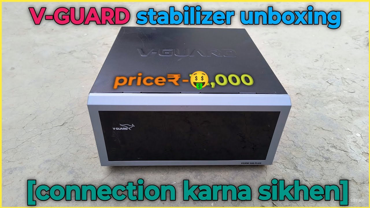V-GUARD stabilizer 5KB ka unboxing | #YouTubevideos #V-GUARD #stabilizer #5KB