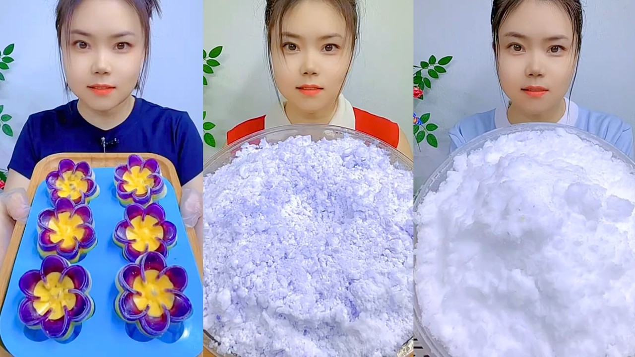 Homemade Traditional Chinese Ice Eating Show #114
