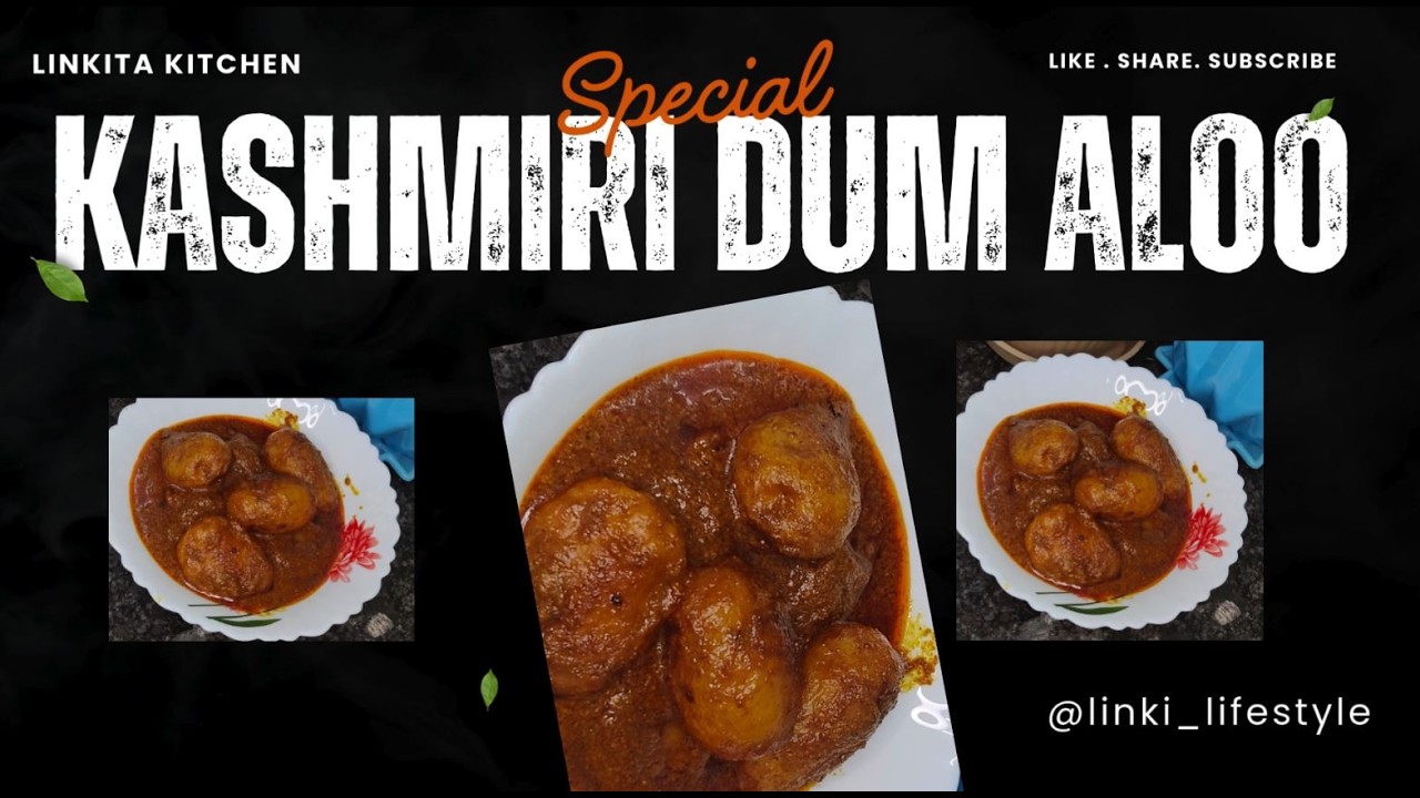 Kashmiri Dum Aloo Recipe 🥔🔥 #linkitamishra #food #ytshorts #cooking #kashmiridumaloo #recipe #easy