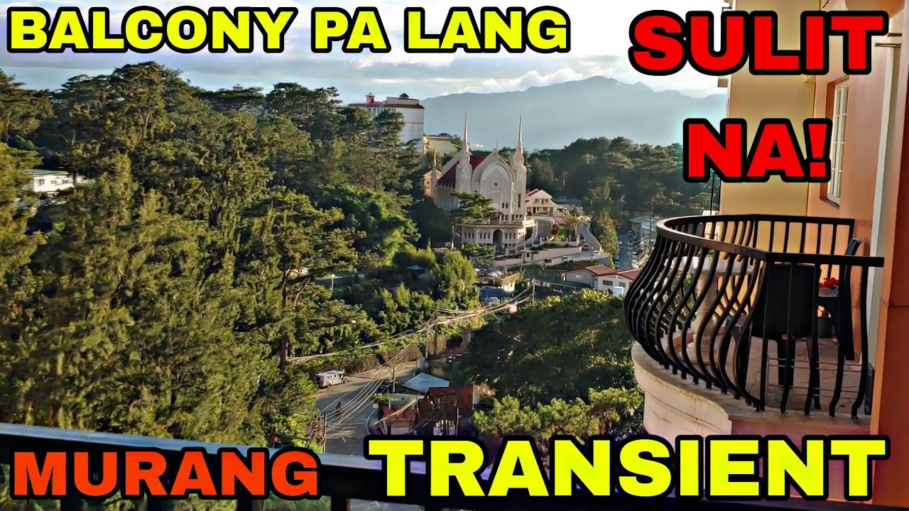 CHEAP BAGUIO TRANSIENT CONDOTEL WITH VERANDA OR BALCONY FOR 2 PAX, FOR COUPLE UP TO I THINK 4 PAX.