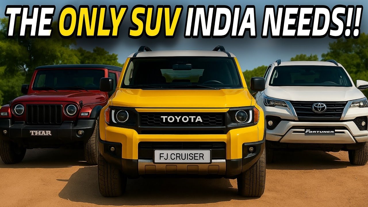 New 2026 Toyota FJ Cruiser!! The BEST REPLACEMENT for Thar, Fortuner, Harrier, and even  ScorpioN!!