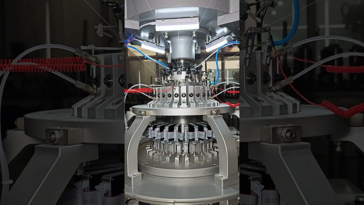 EASTINO Small size double jersey electronic jacquard circular knitting machine #eastino  #factory