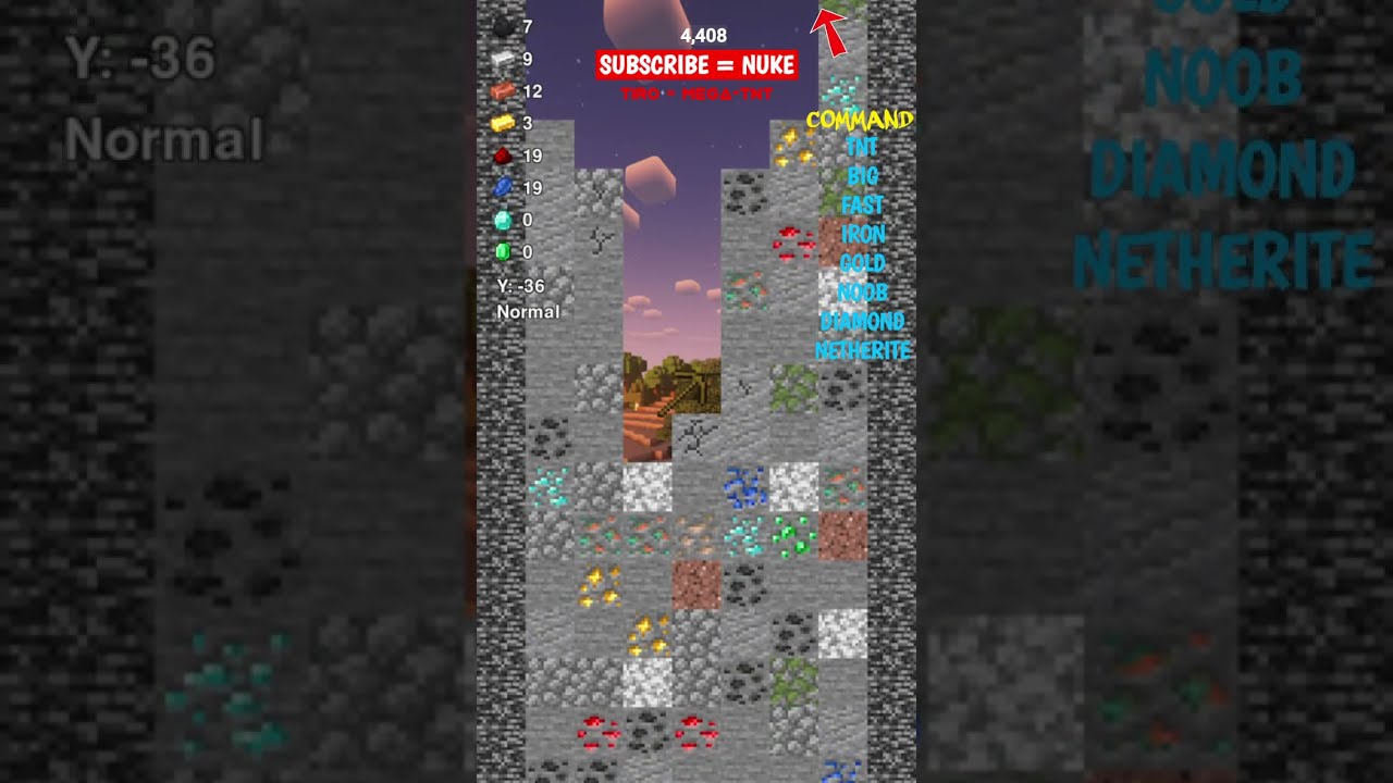MINECRAFT FALLING PICKAXE