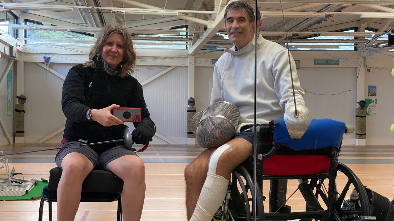 Knee replacement rehab for fencers - feint parry, parry