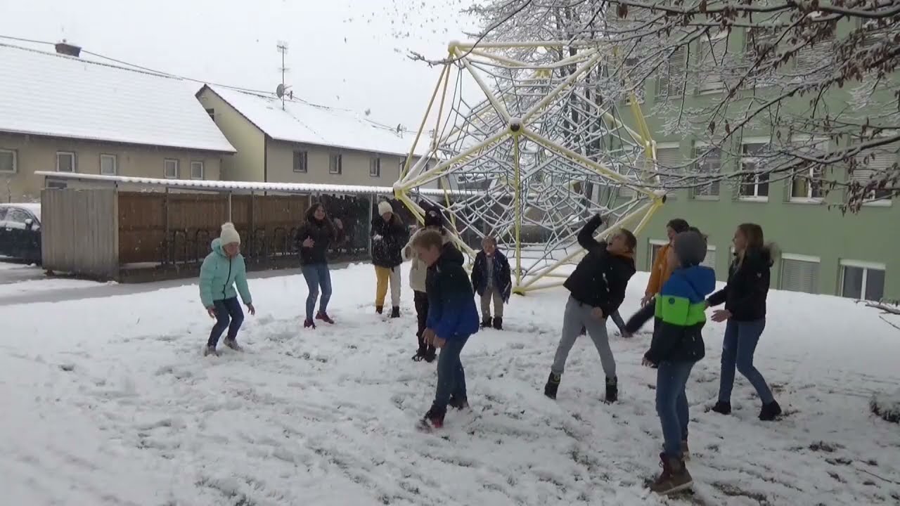 Schneeflocken fall´n