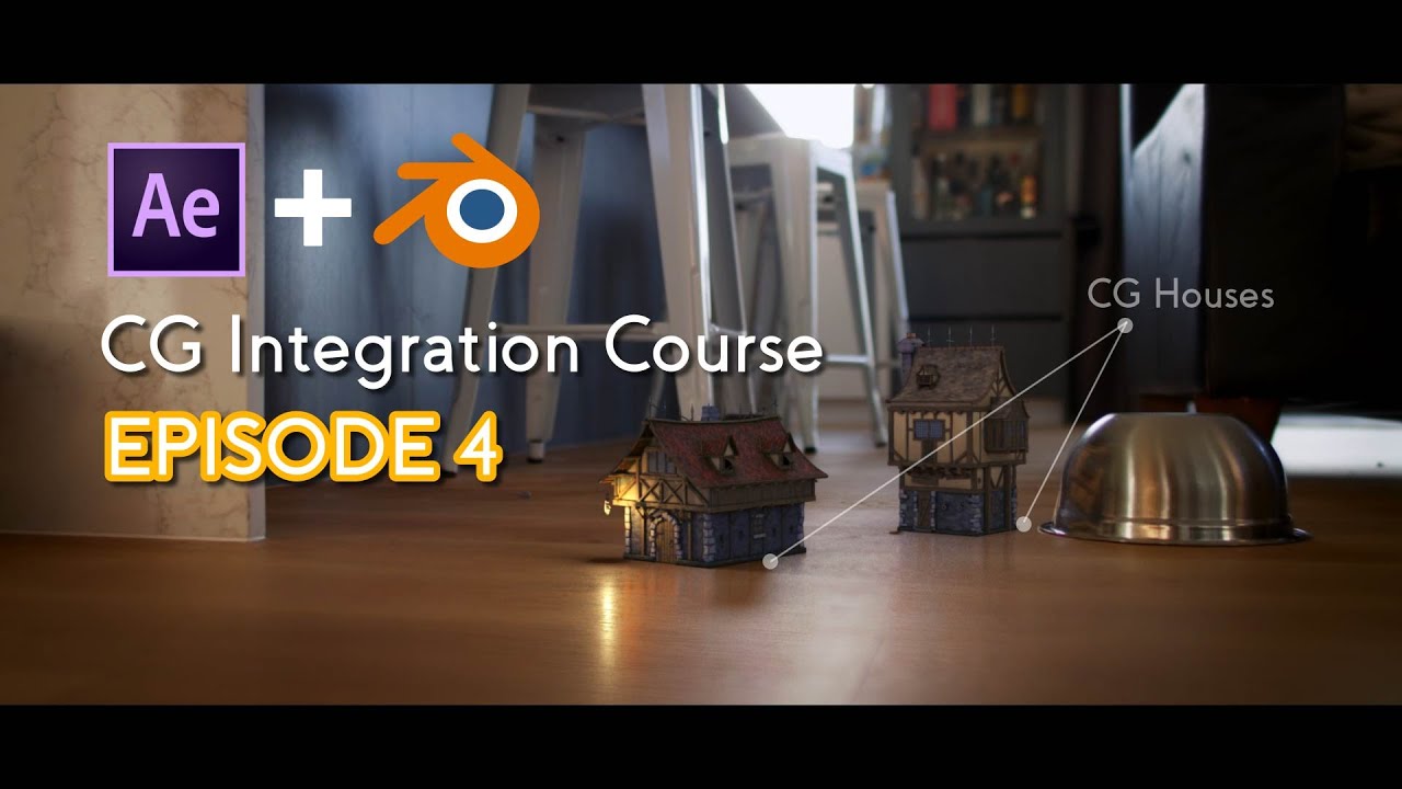 CG Integration into Live Action Footage Blender + After Effects Tutorial (Part 4)