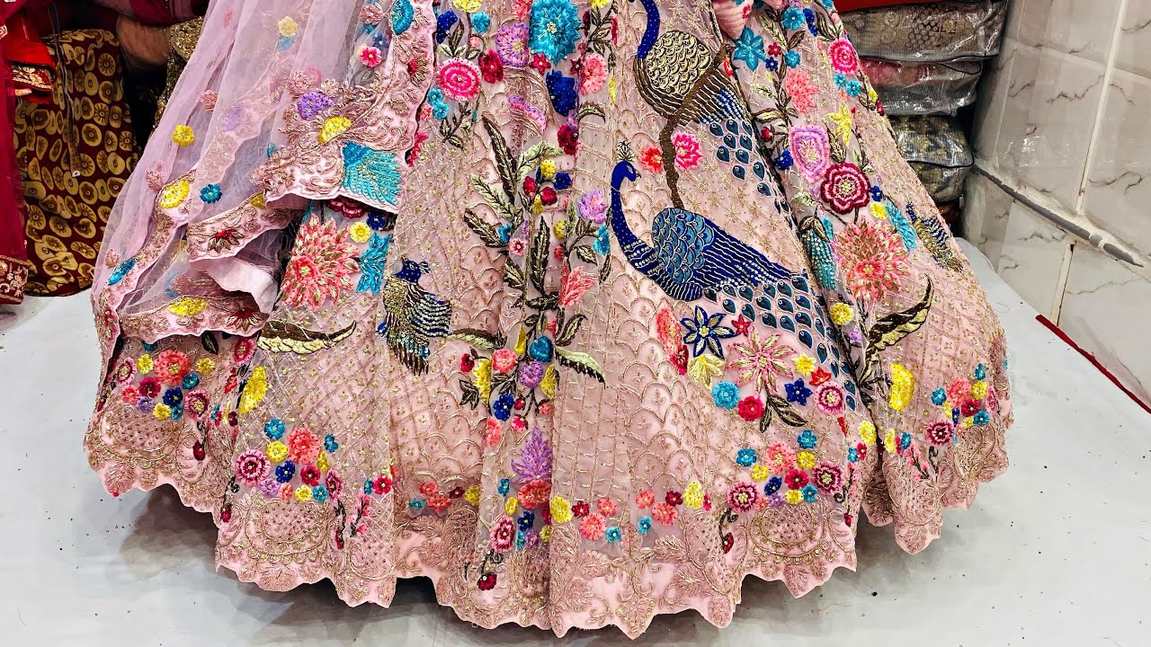 New Big Bang  💖 Pinkish Shade lehenga | Multi shades designs Chandni Chowk