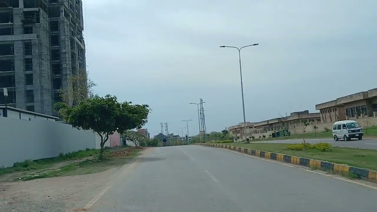 Roads in Diplomatic Enclave, Islamabad, Pakistan