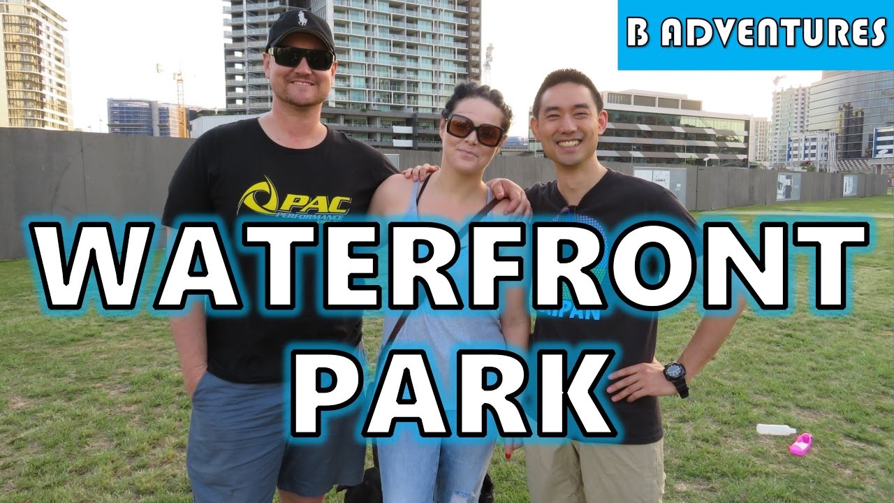 Waterfront Park Newstead & Cute Dogs, Brisbane Australia