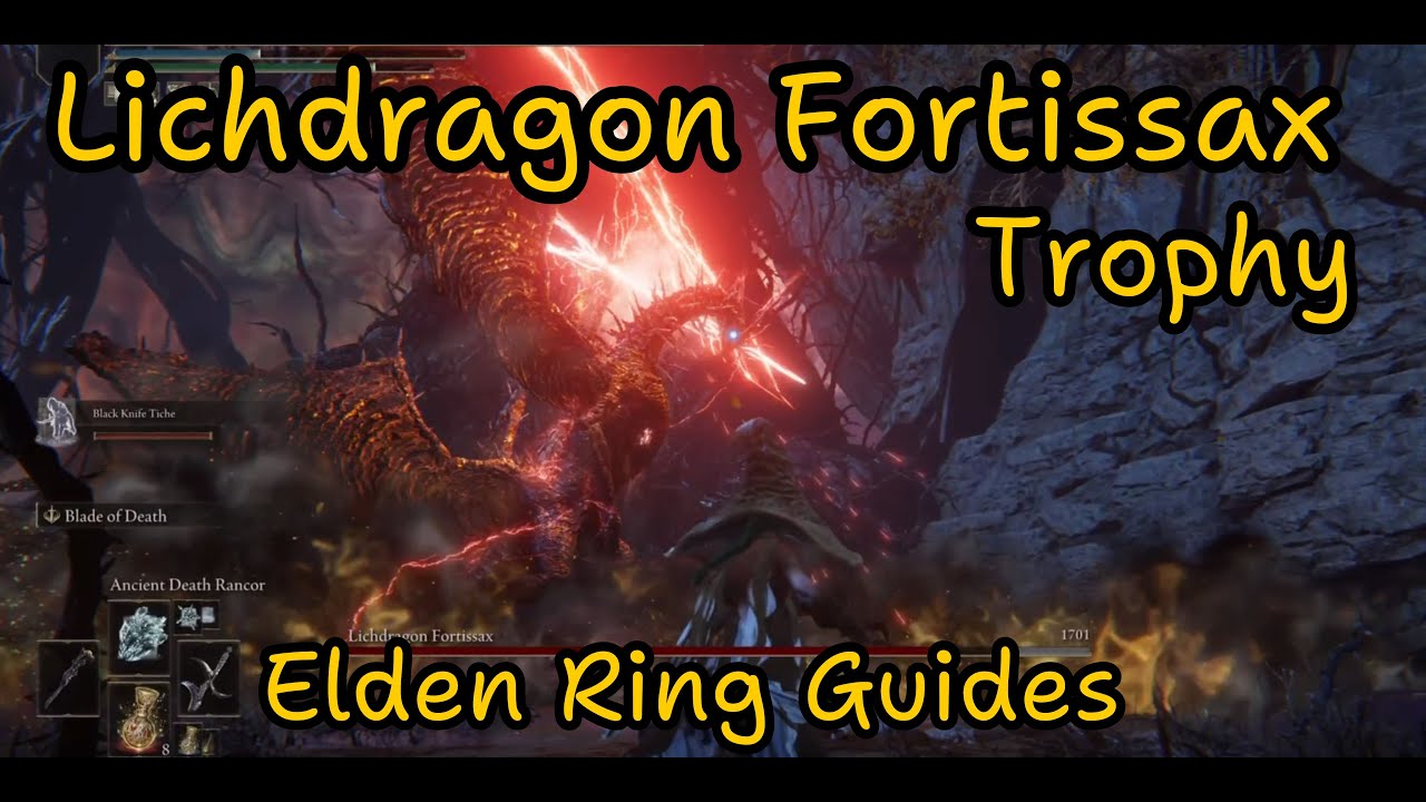 Elden Ring - Lichdragon Fortissax Trophy guide