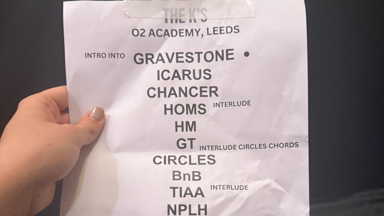 A chaotic K&rsquo;s vlog!🎸 The Ks POTI tour, Leeds🩷
