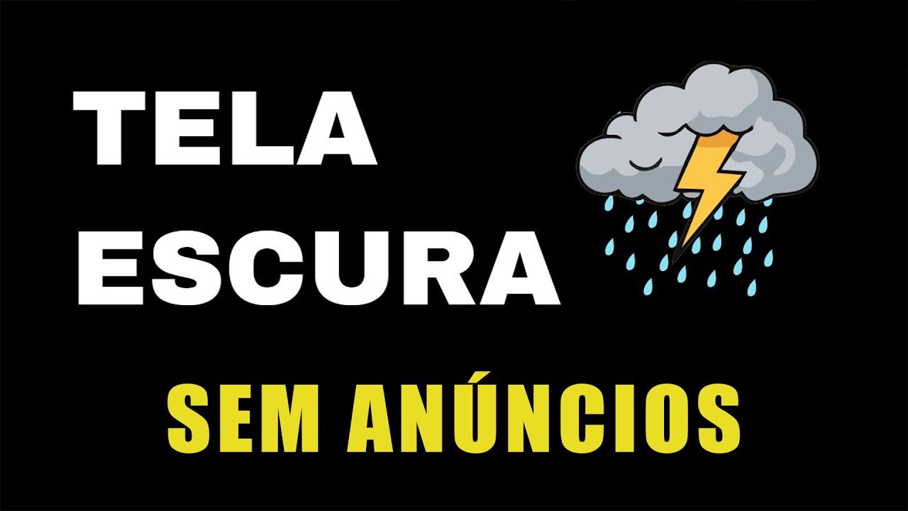 Som de Chuva para Dormir e Relaxar 🌧 Chuva TELA PRETA Sem Anuncio | Ruído Branco Natural #72