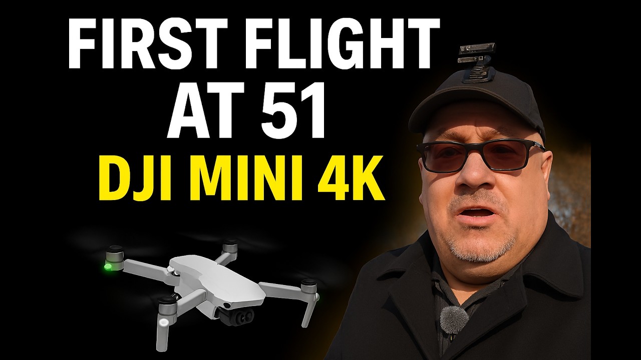 51 год, никакого опыта работы с дронами, один DJI Mini 4K