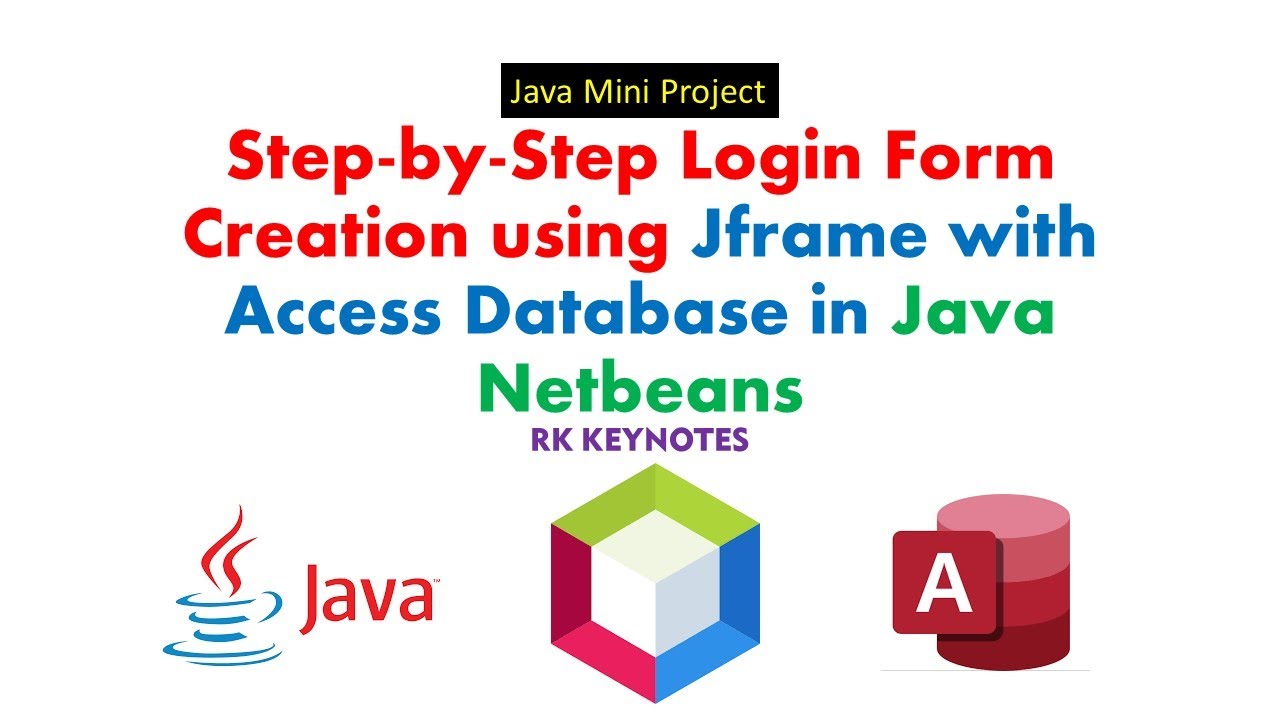 (С нуля) Форма авторизации с подключением к базе данных Access в проекте Java NetBeans |JDBC| UCa...