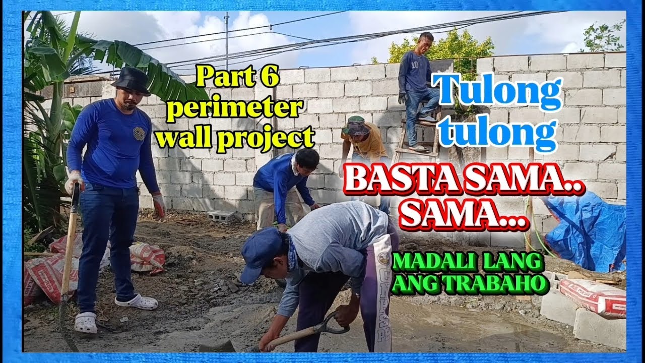 Update no 6: Perimeter wall project  Ano ng nagyari.