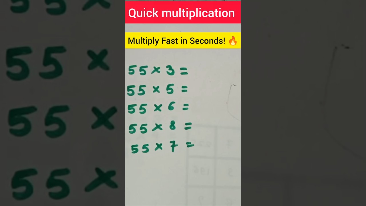Amazing Multiplication Trick You Must Try! 