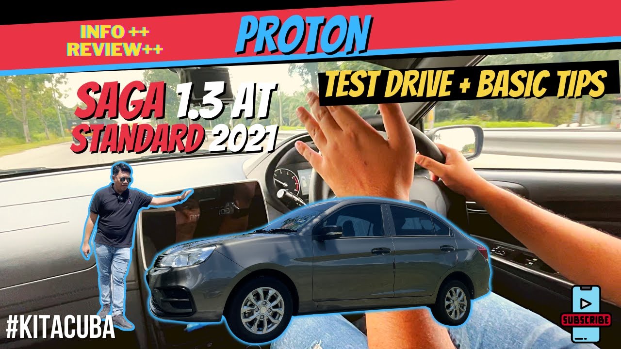 TEST DRIVE (sound proof macam CONTI) & WAJIB TAHU Basic TIPS SAGA 1.3 AT STANDARD 2021 | (EP42)