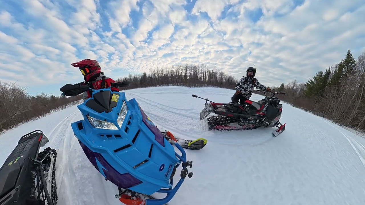 UP Michigan snowmobiling