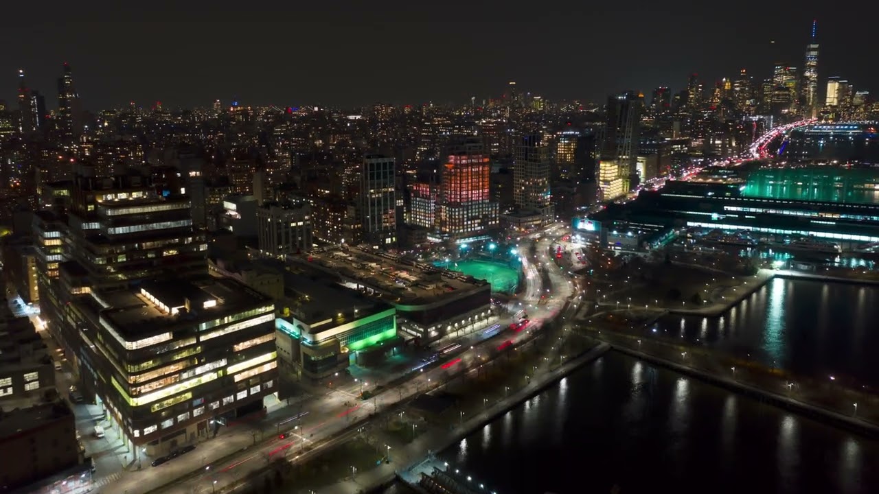 4K Manhattan | New York | Nyc | Aerial | Free Stock Video Footage [ No Copyright ]
