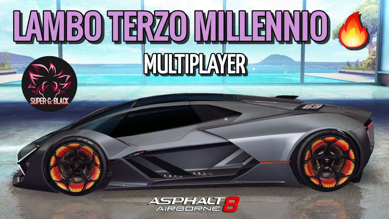 LOW S CLASS KING Asphalt 8 Lamborghini Terzo Millennio MULTIPLAYER Super G Black
