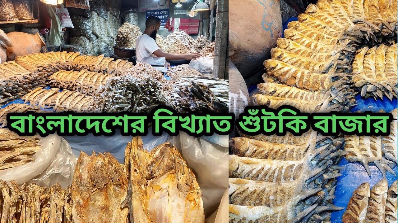 বাংলাদেশের বিখ্যাত শুঁটকি বাজার | দাম শুনলে অবাক হবেন 😱