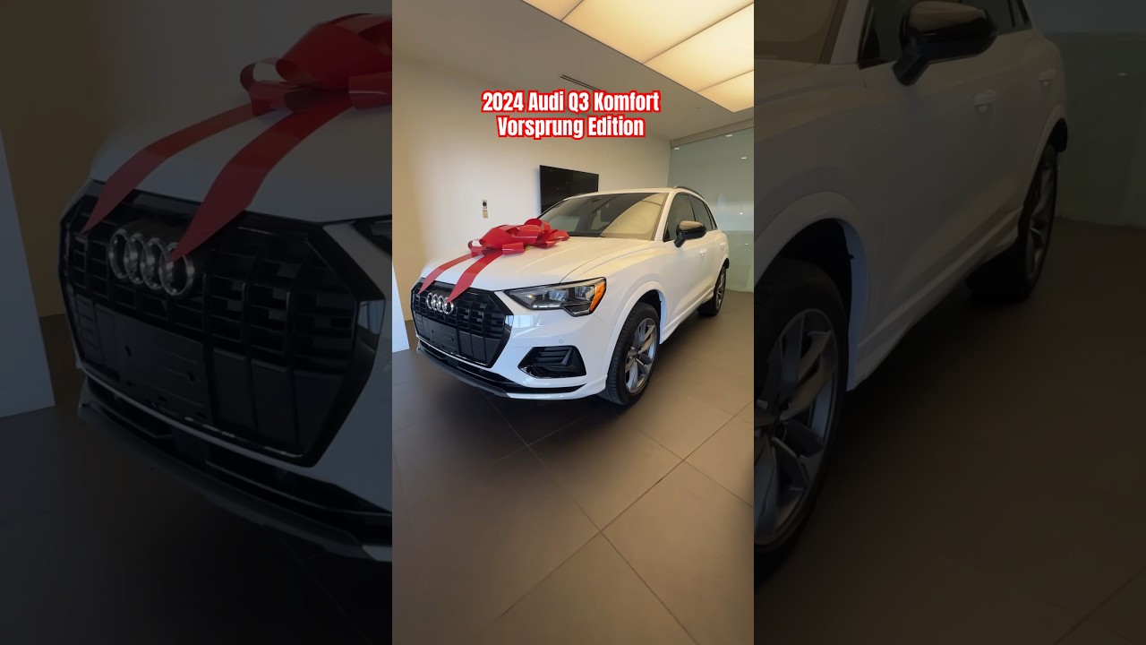 2024 Audi Q3 Komfort Vorsprung Edition in Arkona White