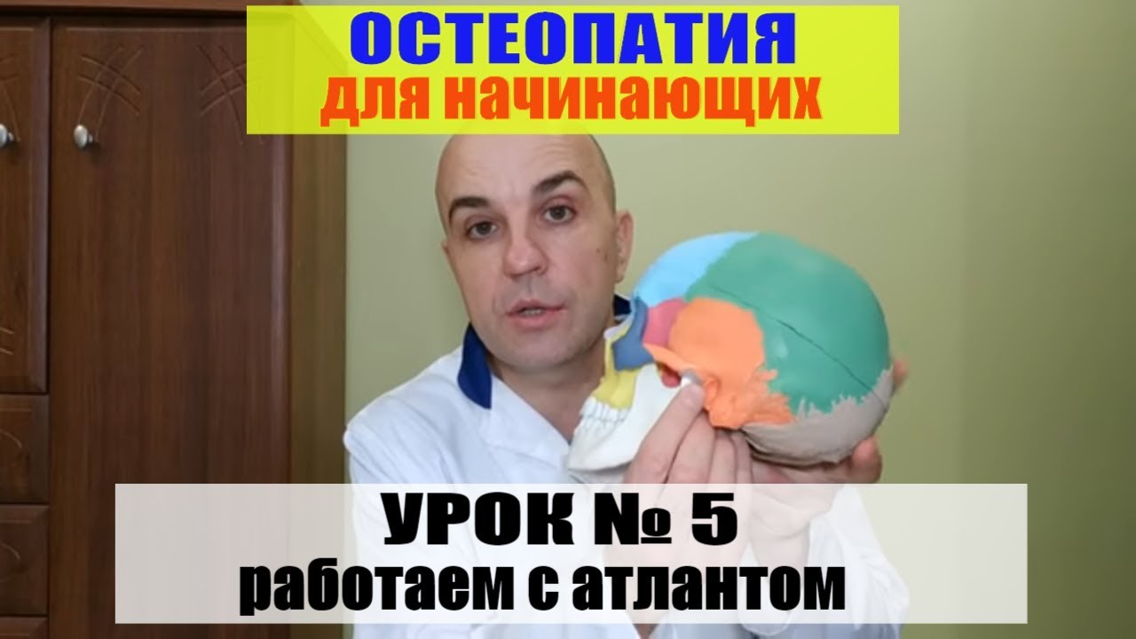 5. Уроки остеопатии Урок № 5 Работа с атлантом Почему нельзя делать правку атланта #правка атланта#