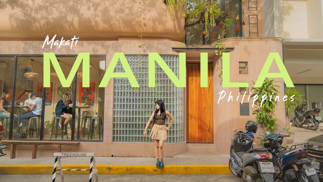 Makati, Manila, Phillipines 🇵🇭 4k | Date Spots Ideas, Aesthetic Cafe, Vegan Resto and Vintage Shop