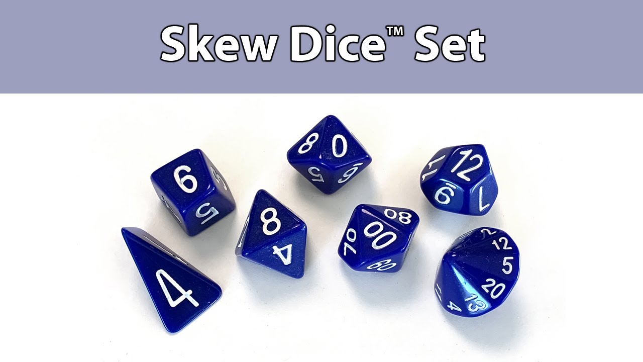 Skew dice set
