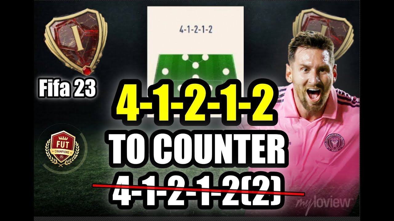 *Broken!*🔥 Why these 4-1-2-1-2 Tactics are the BEST for beating any narrow formation in Fifa 23!