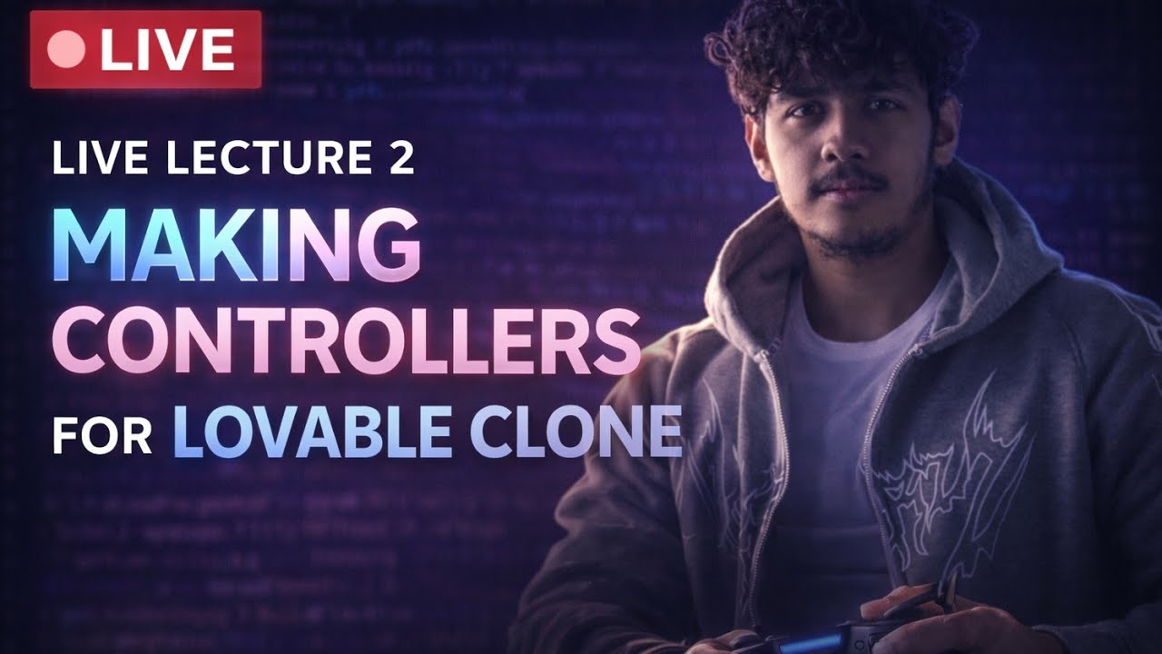 Building Lovable Clone Backend – Lecture 2 | Spring Boot LIVE 🔴 | Controllers Deep Dive |