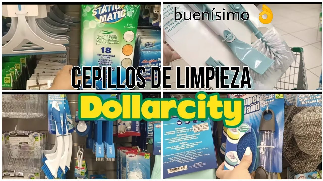 Cepillos de Limpieza en DOLLARCITY || Útiles para limpiar tu hogar 💦🫧🦠 #dollarcity #limpieza