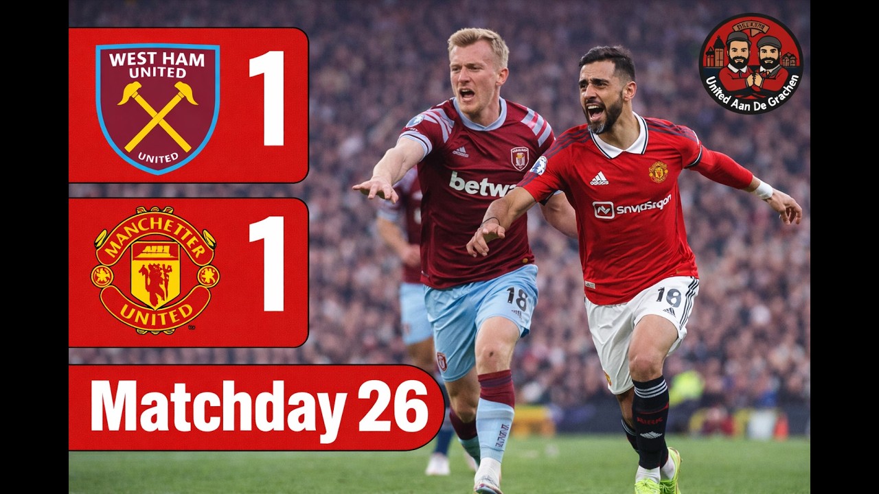 Šeško Redt United In De 96e Minuut | West Ham 1-1 Manchester United