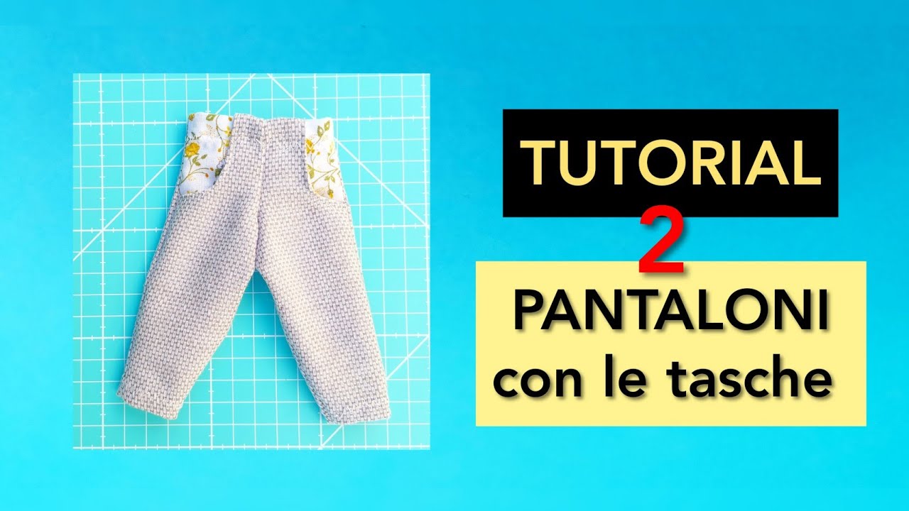 Come cucire i pantaloncini con le tasche per bambola, cucire bambola di stoffa Hobby cucito creativo