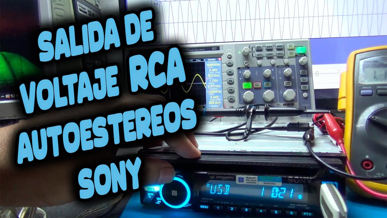 Voltaje de Salida RCA Autoestéreos Sony #Mundo_Car_Audio