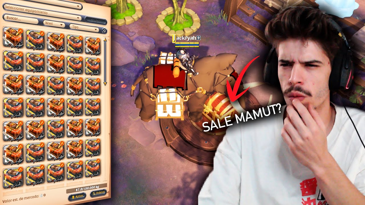 ABRIENDO COFRES DE CONQUISTADOR 🎁🐘 ¿SALE CRÍA? 🔥 Albion Online Español