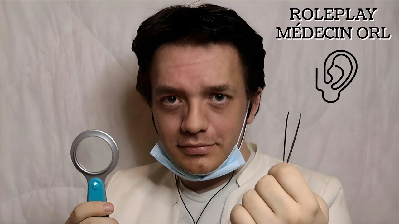 ASMR ROLEPLAY MÉDECIN ORL 👨‍⚕️ : NETTOYAGE DE TES OREILLES 💨👂 + TEST AUDITIF RÉALISTE 🎧 !