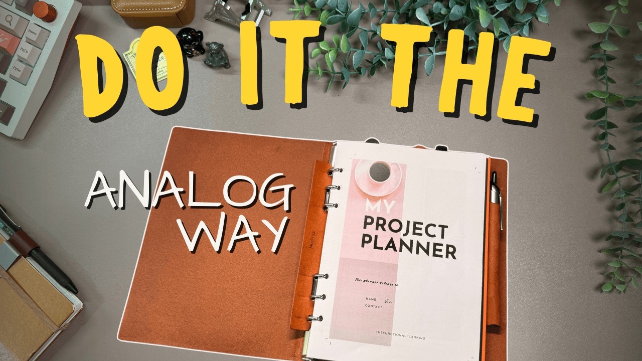 The Simple Analog System That Keeps Projects On Track | Mee Plus A5 Size Project Planner